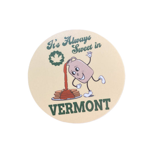 Vermont Maple Syrup Sticker - Fun Retro Sticker