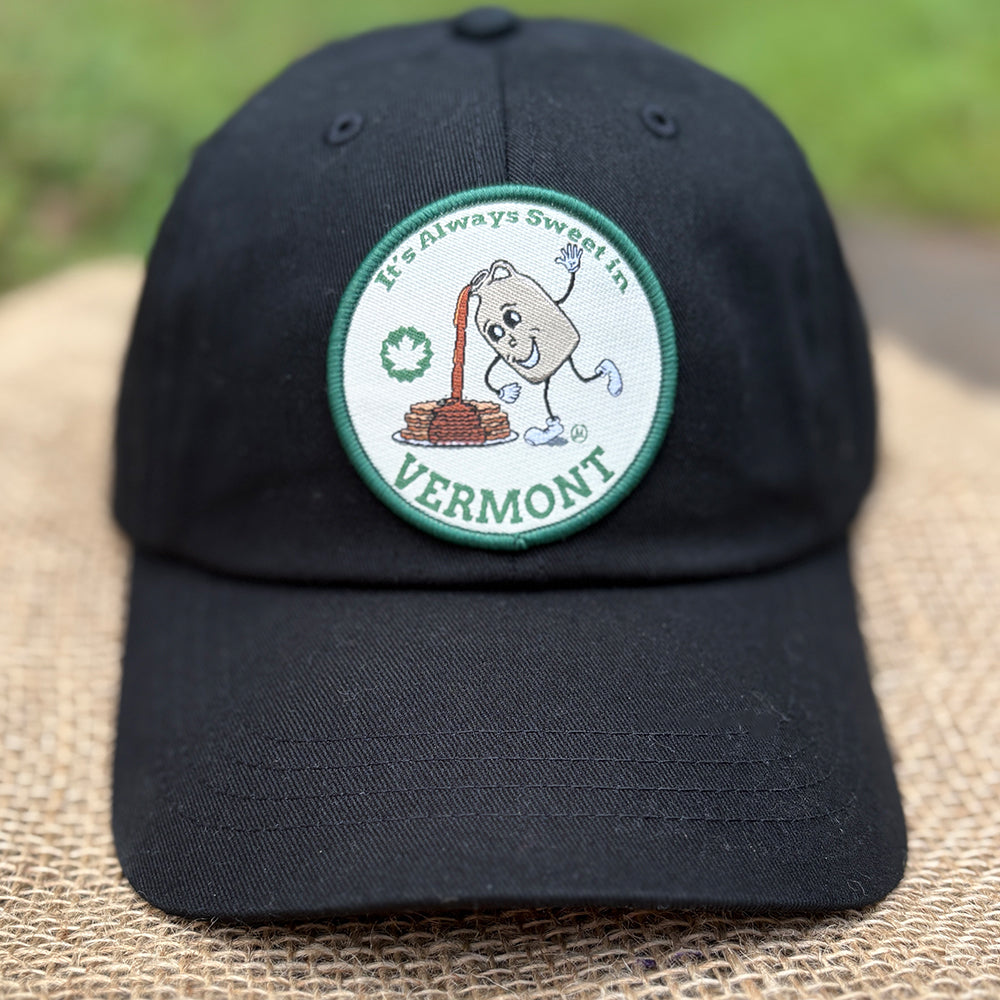 Vermont Maple Syrup Themed Low-Profile Cotton Twill Hat