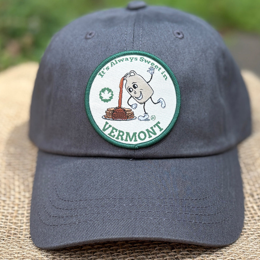 Vermont Maple Syrup Themed Low-Profile Cotton Twill Hat
