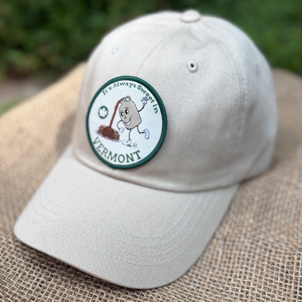 Vermont Maple Syrup Themed Low-Profile Cotton Twill Hat
