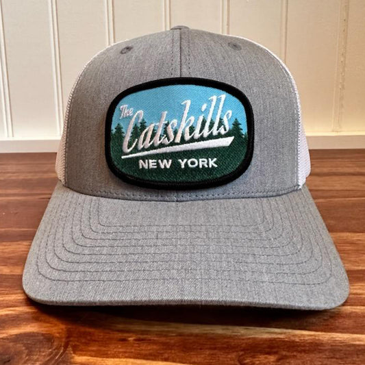 Catskill Mountains Patch Retro Trucker Cap Trucker Hat