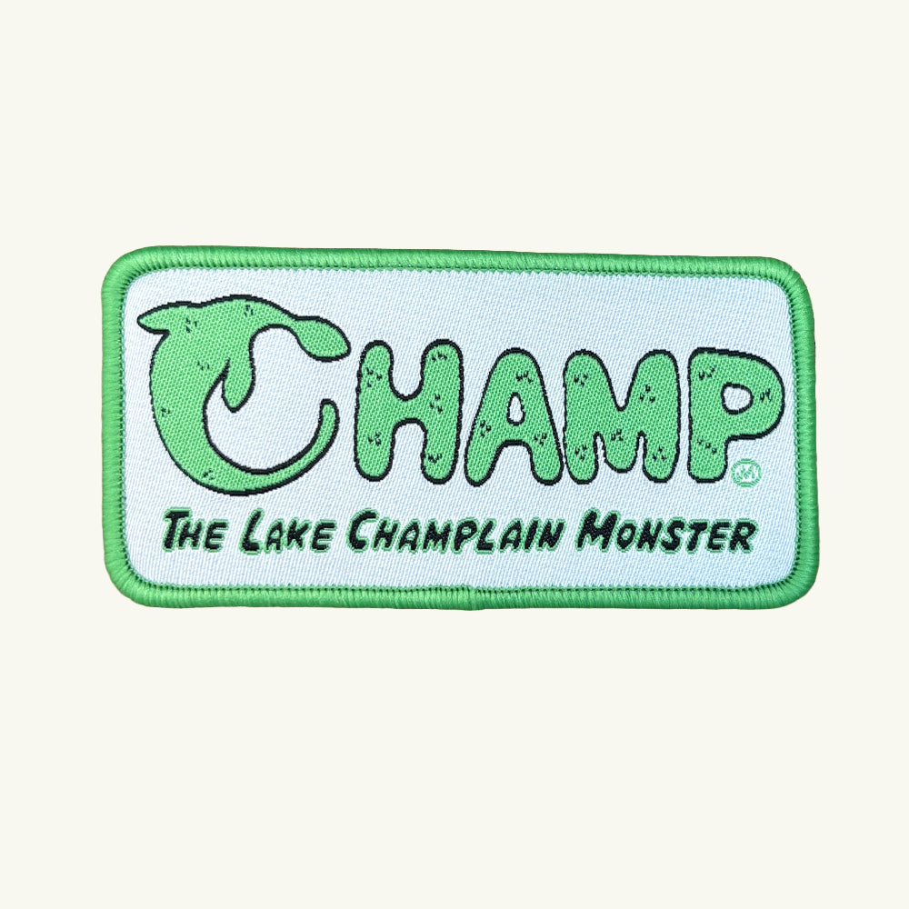 Champ Lake Champlain Monster Cryptid Patch - Cryptid Gift and Souvenir