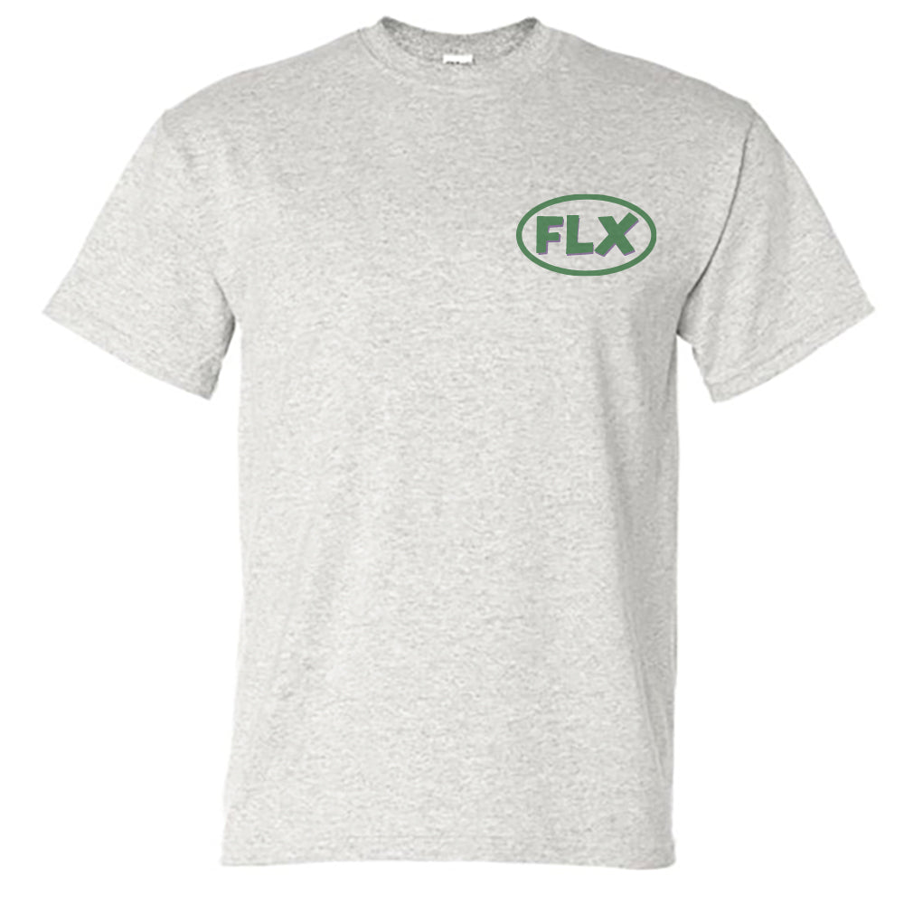 Front FLX Back Print Finger Lakes Retro Fun New York Wine Themed Cartoon Vintage Design Unisex Tee Shirt
