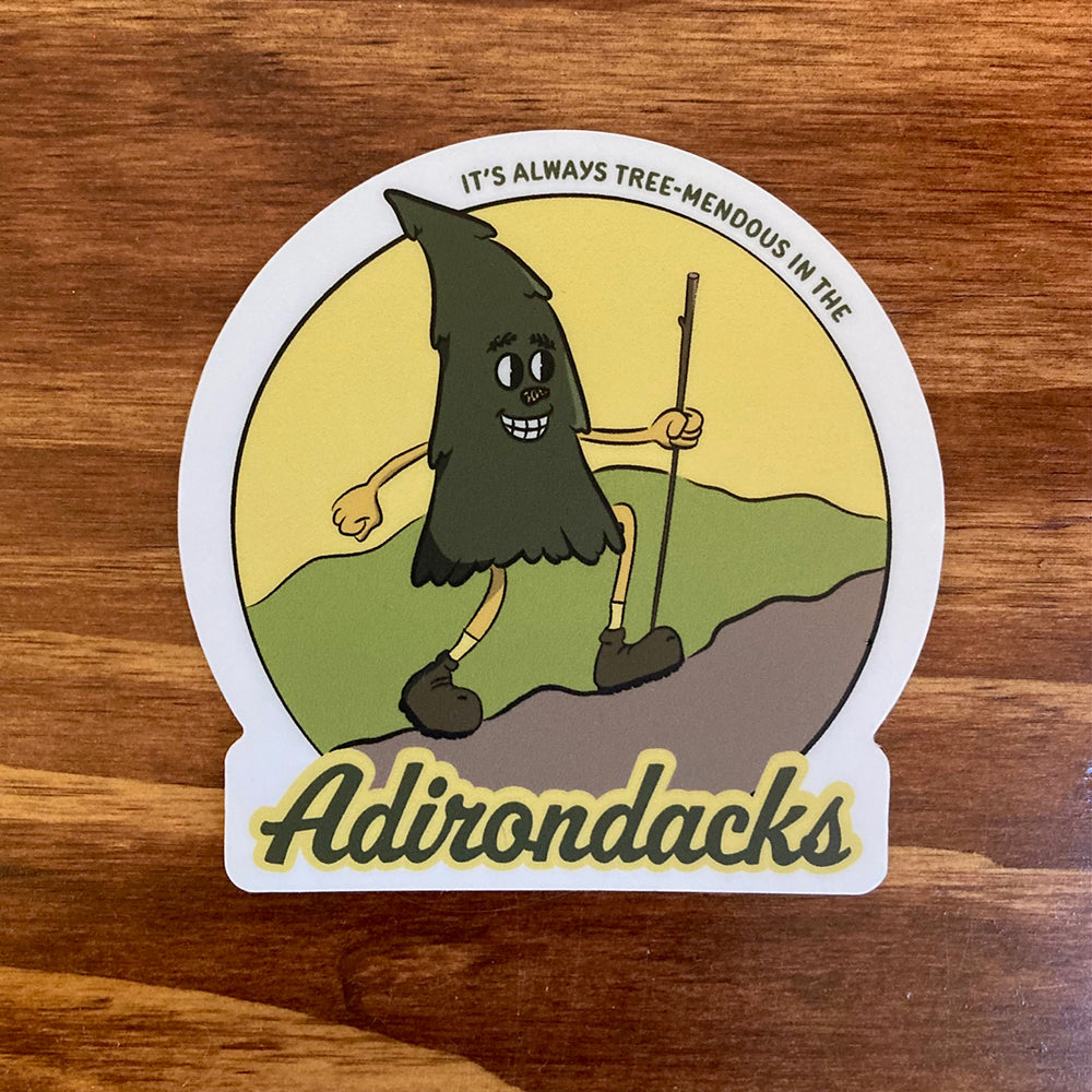 Adirondacks Sticker - Fun Hiking Themed Sticker