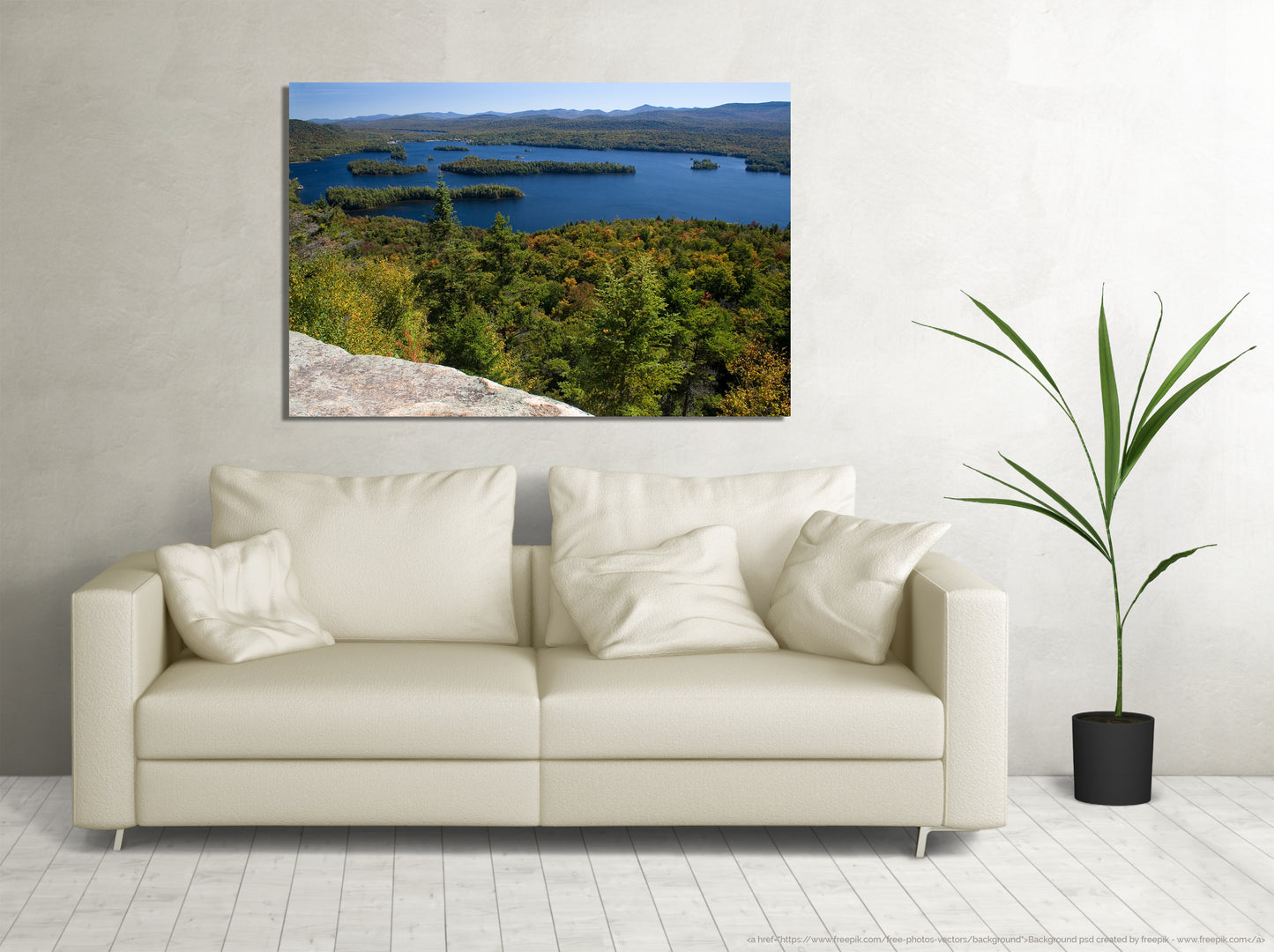 Blue Mountain Lake Fine Art Photo or Canvas Print