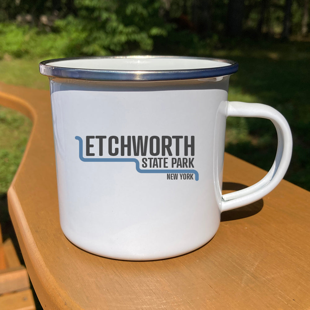 Letchworth State Park 12 oz. Stainless Steel Enamel Camp Mug