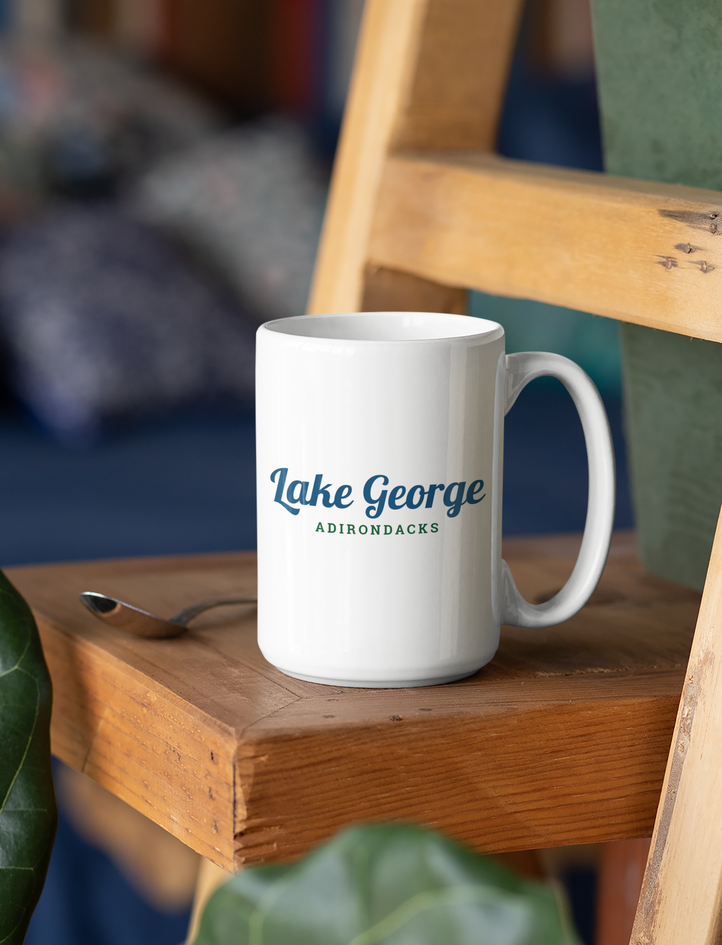 Lake George Script Ceramic Mug 15 oz.