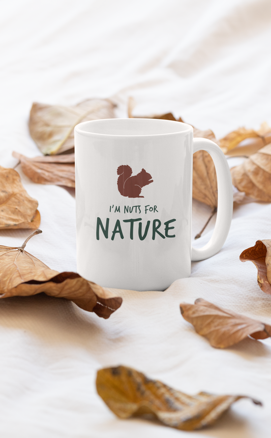 15 oz. I'm Nuts for Nature Ceramic Mug