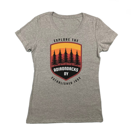 Explore The Adirondacks Graphic Women's Tee Shirt