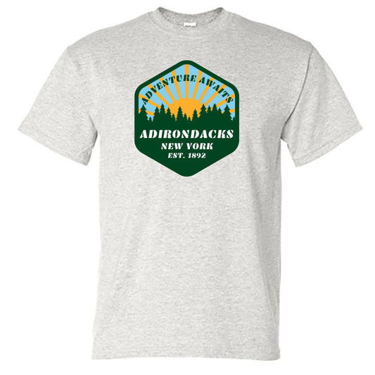 Adirondacks Adventure Awaits Unisex Tee Shirt