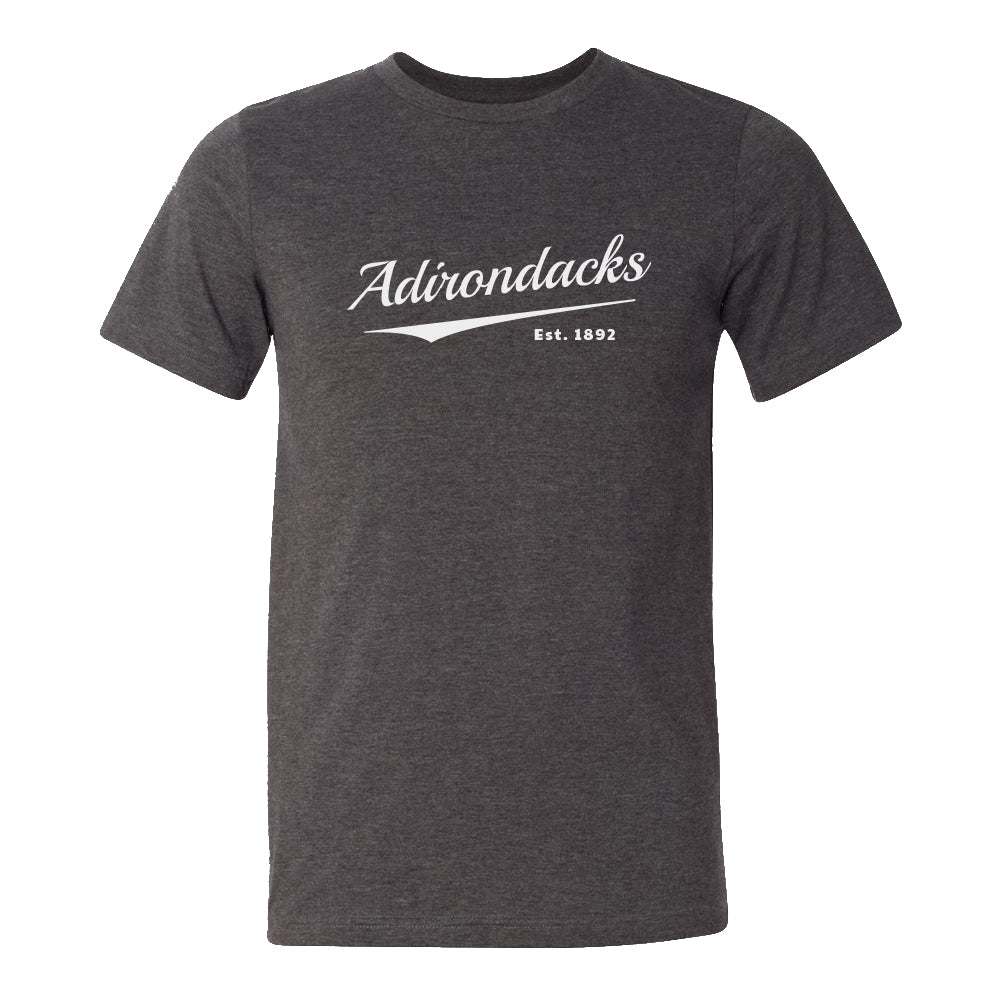 Adirondacks Classic Script Logo Print Tee Shirt