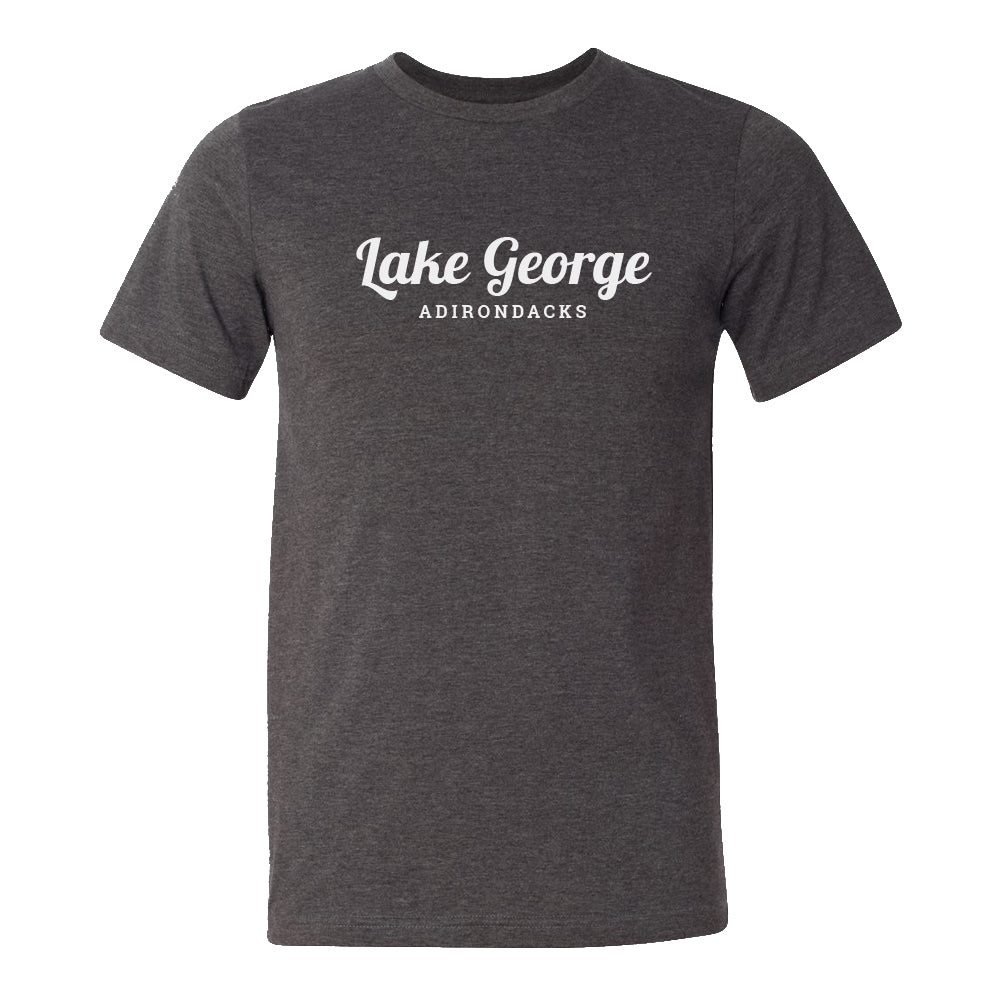 Lake George Classic Script Logo Print Tee Shirt