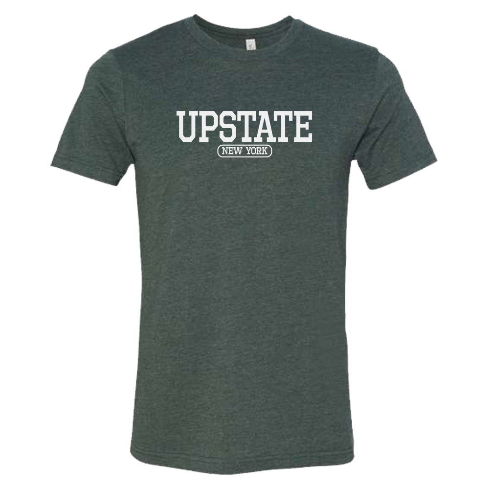 Upstate New York Varsity Logo Print Tee Shirt