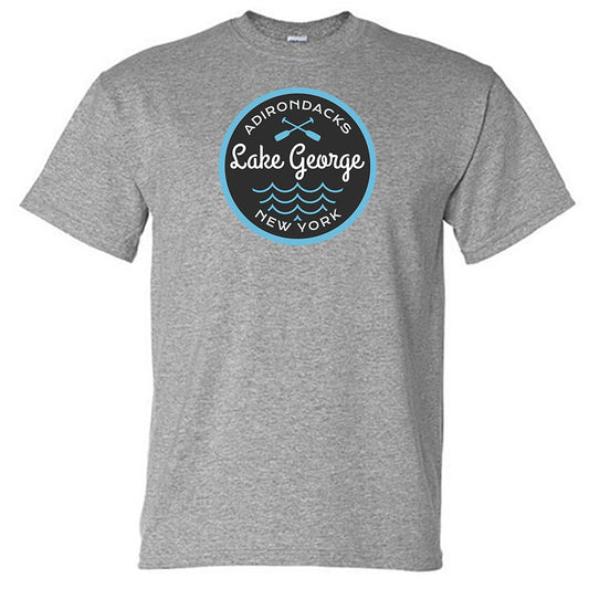 Lake George Nautical Logo Unisex Tee Shirt