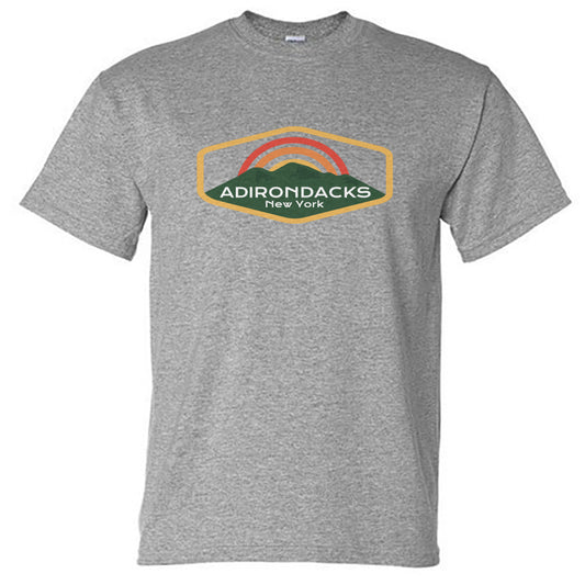 Adirondacks Sunshine Logo Design Unisex Graphic Tee Shirt