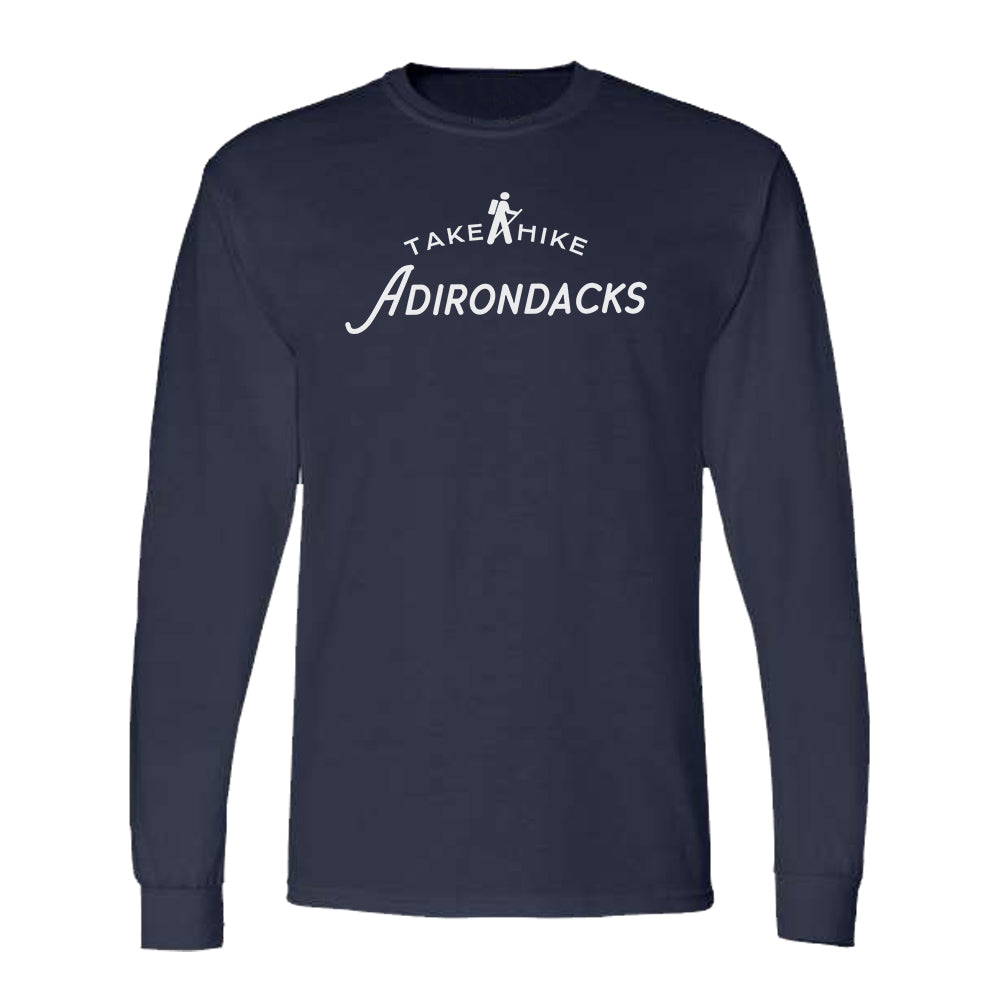 Take A Hike Adirondacks Long Sleeve Varsity Inspired T-Shirt