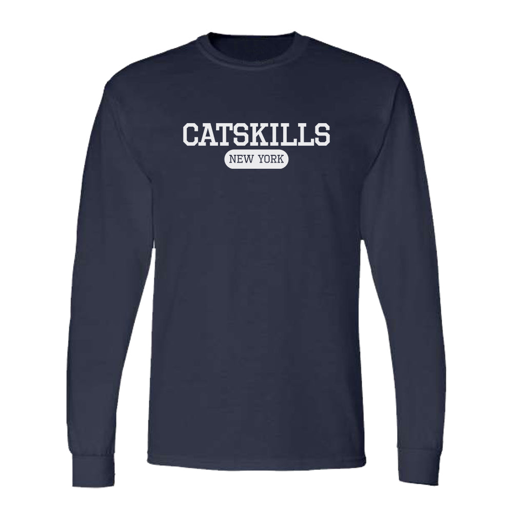Catskills Long Sleeve Varsity Inspired T-Shirt