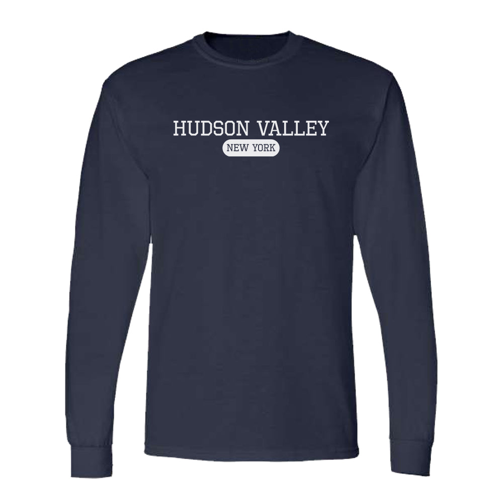 Hudson Valley Long Sleeve Varsity Inspired T-Shirt