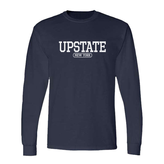Upstate New York College Varsity Inspired Long Sleeve T-Shirt