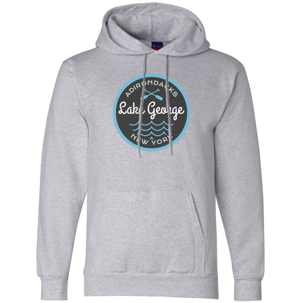 Lake George Nautical Logo Hoodie - Pullover Sweatshirt With Hood
