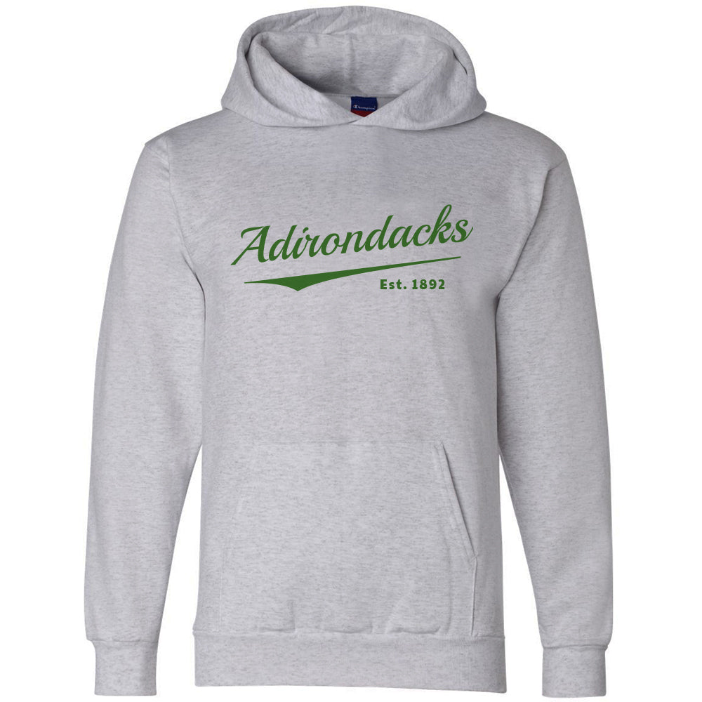 Adirondacks Script Logo Hoodie - Pullover Sweatshirt With Hood