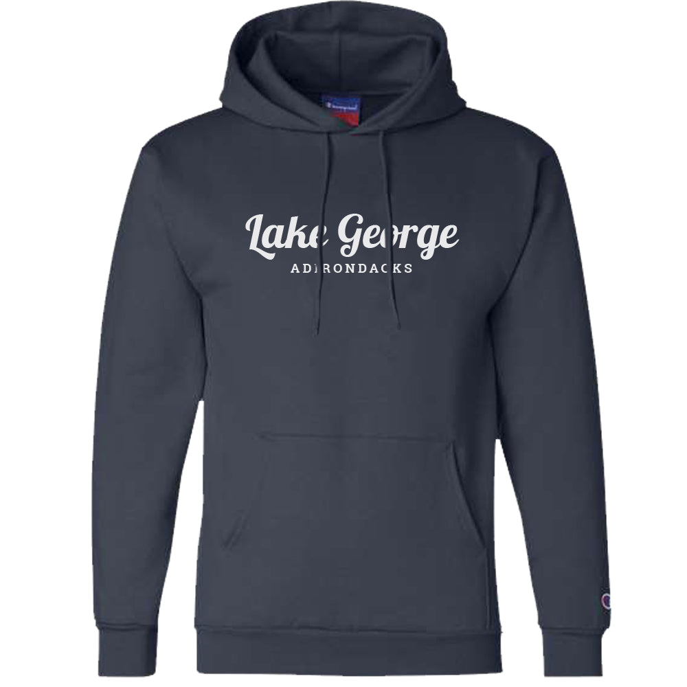 Lake George Hoodie - Lake George Adirondacks Pullover Sweatshirt With Hood