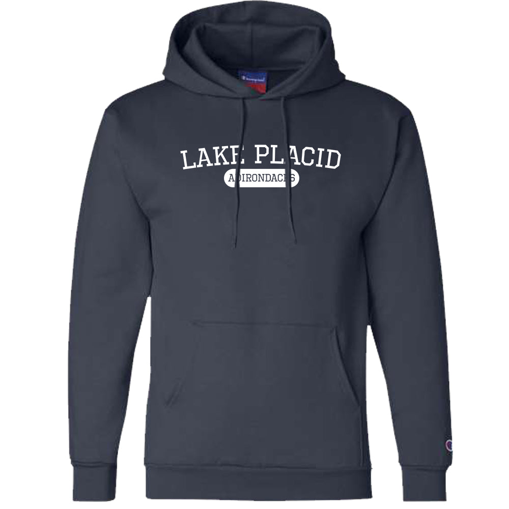 Lake Placid Varsity Logo Pullover Hooded Sweatshirt