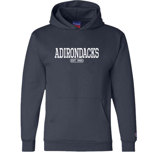 Adirondacks Varsity Logo Pullover Hooded Sweatshirt