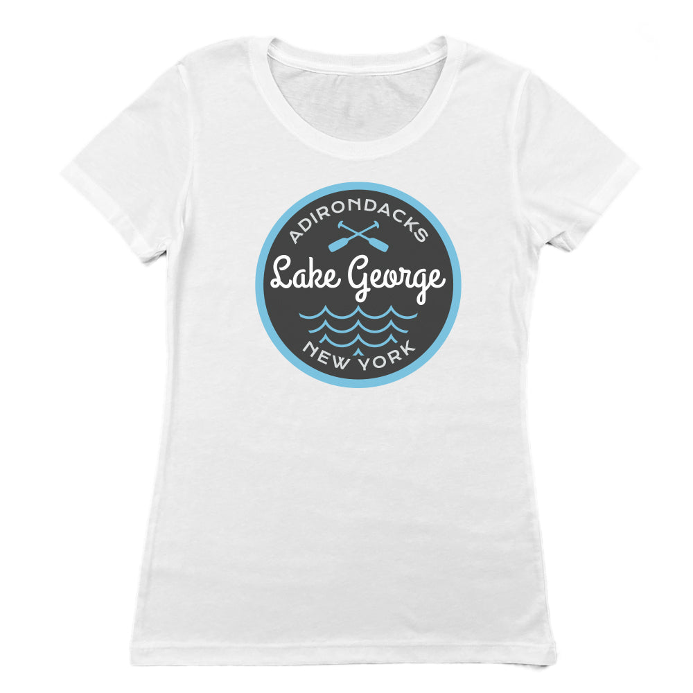 Lake George Nautical Themed Graphic Women's Tee Shirt