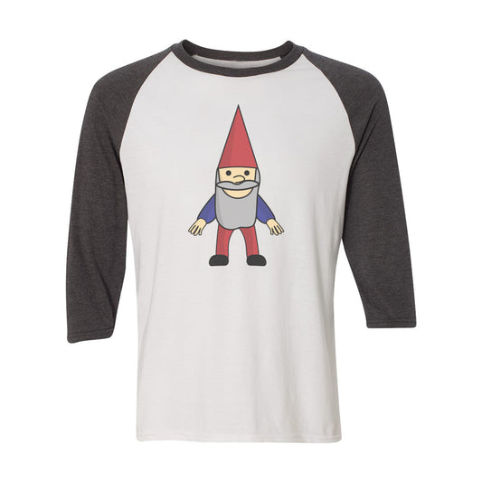 Garden Gnome Logo 3/4 Sleeve Raglan Shirt