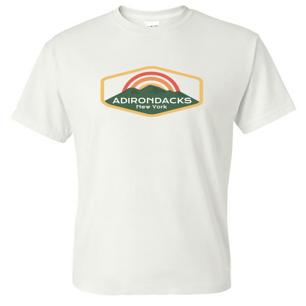 Adirondacks Sunshine Logo Design Unisex Graphic Tee Shirt