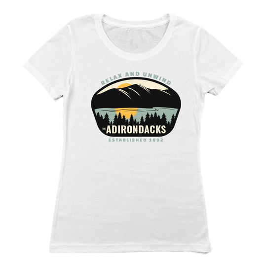 Adirondack Relax and Unwind Graphic Women's Tee Shirt