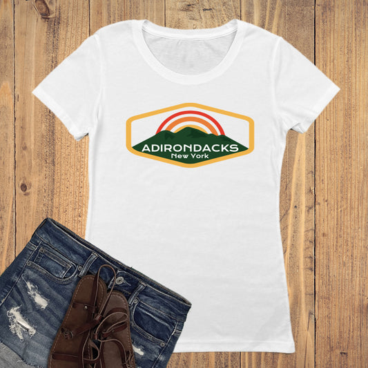 Adirondacks Sunshine Graphic Women's Tee Shirt