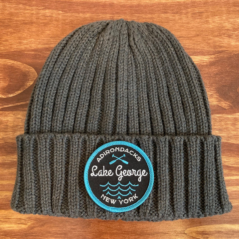 Lake George Recycled Cable Knit Winter Hat