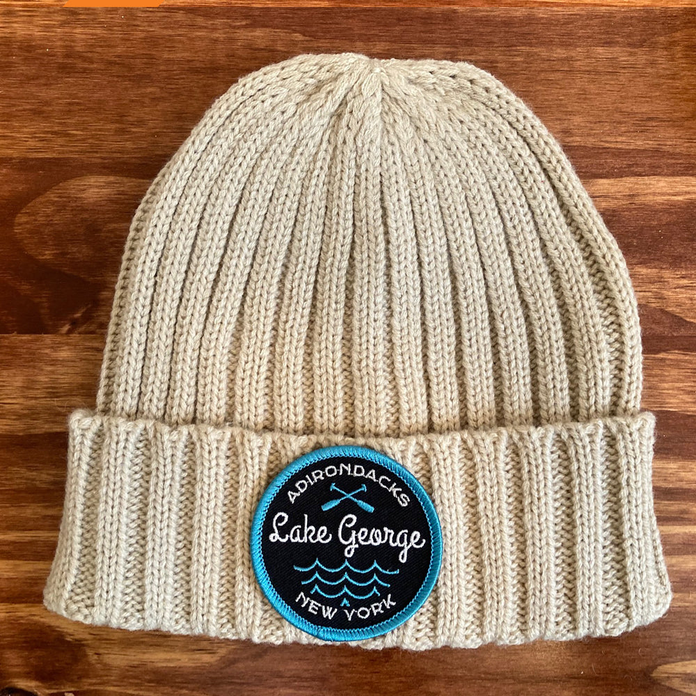 Lake George Recycled Cable Knit Winter Hat