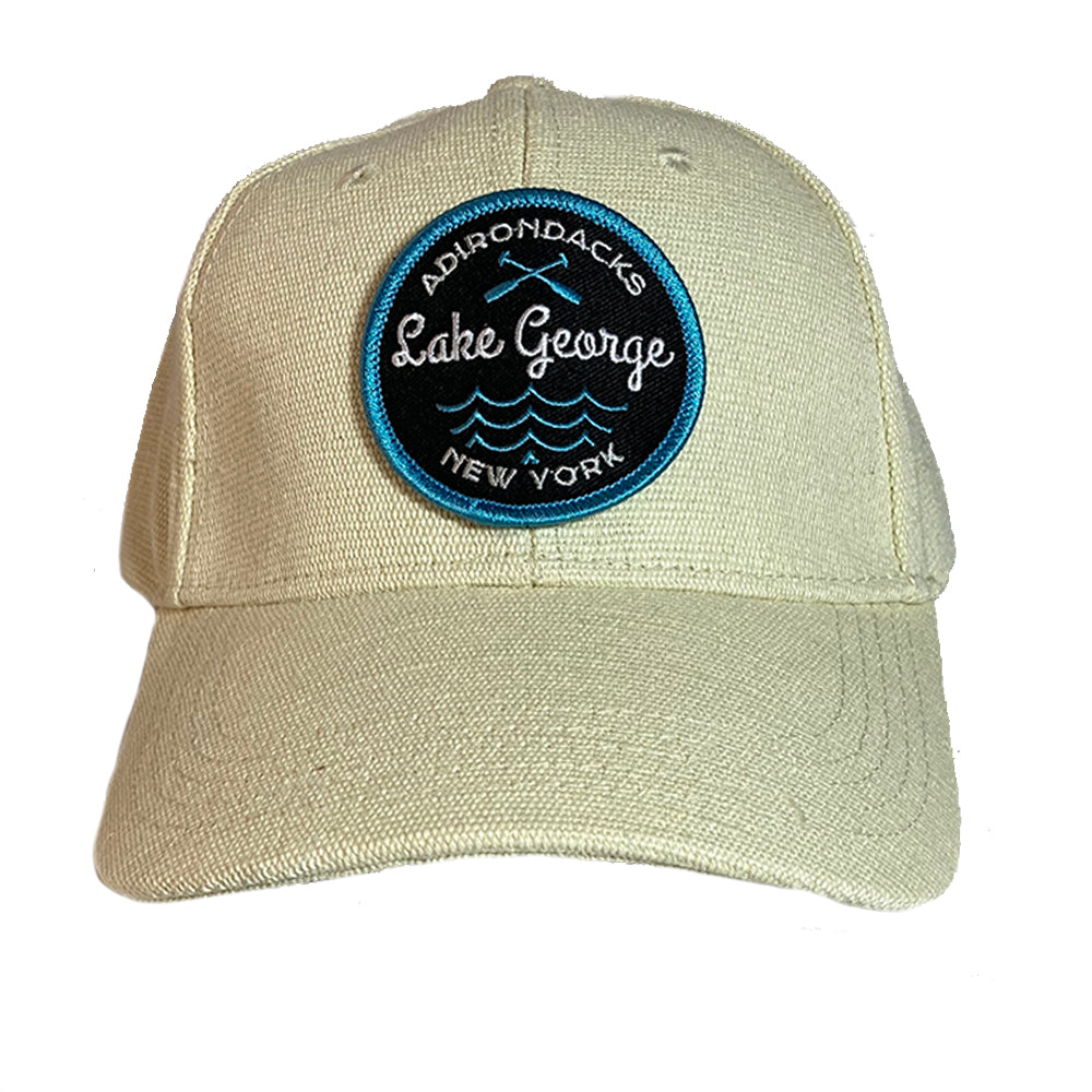 Lake George Nautical Patch Hemp Baseball Hat