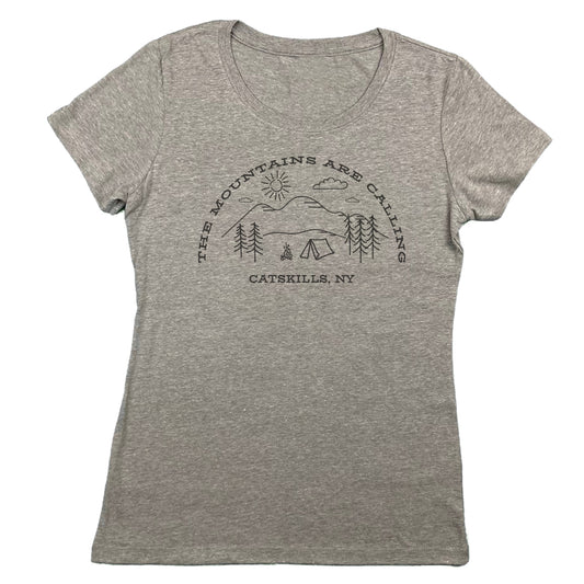 Catskills The Mountains Are Calling Women's Graphic Tee Shirt