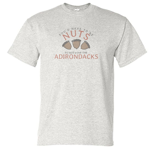 Nuts Not To Love The Adirondacks Funny Vintage Print Unisex Tee Shirt