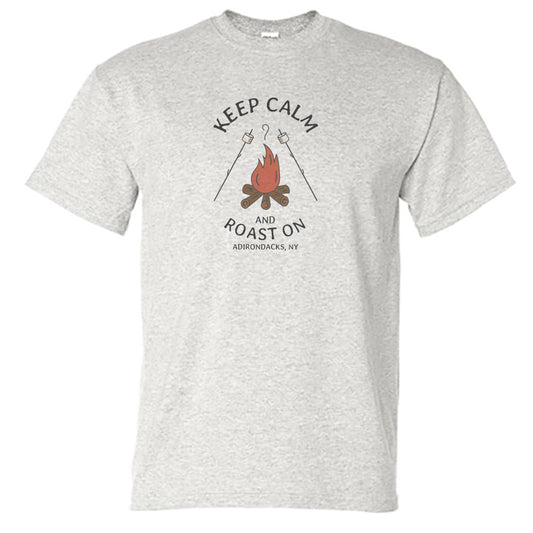 Adirondack Campfire Inspired Vintage Style Print Unisex Tee Shirt