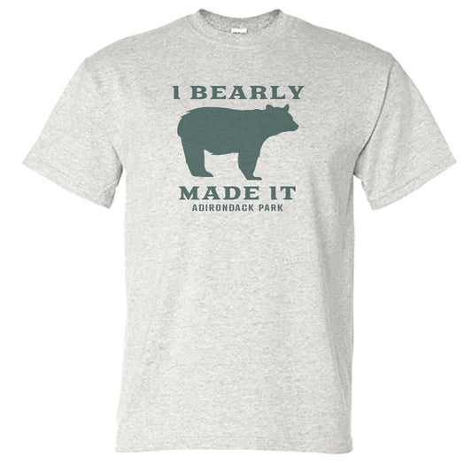 I Bearly Made It Adirondack Park Vintage Style Print Unisex Tee Shirt