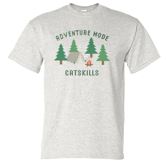 Catskills Adventure Mode 80s Video Game Vintage Style Print Unisex Tee Shirt