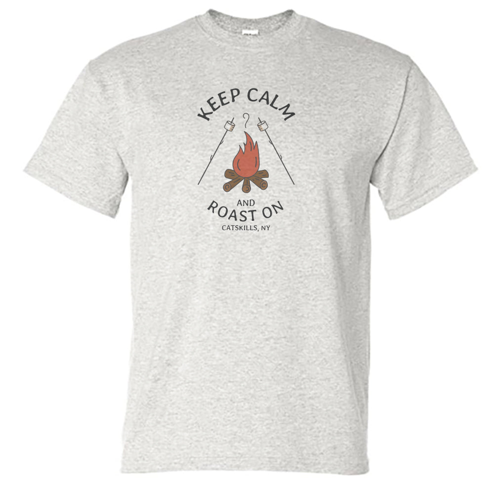 Catskills Campfire Inspired Vintage Style Print Unisex Tee Shirt