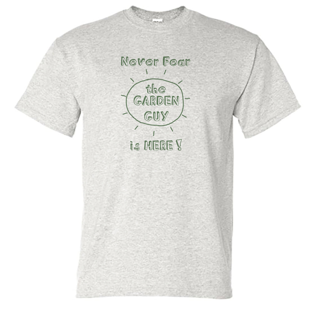 Gardening Guy Is Here Garden Themed Vintage Design Unisex Tee Shirt