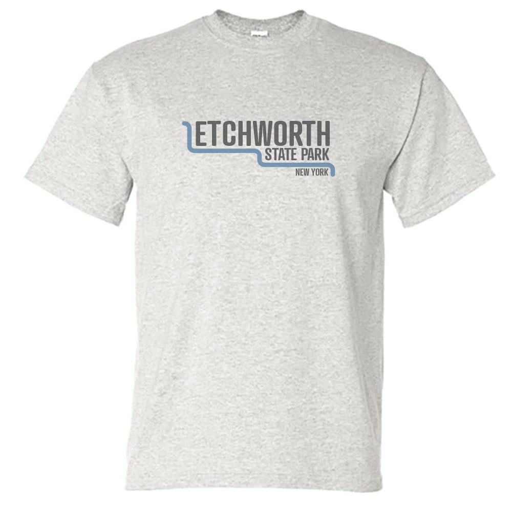 Letchworth State Park New York Vintage Style Print Unisex Tee Shirt