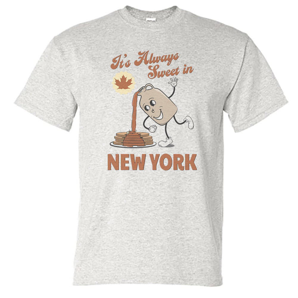 Fun Maple Themed Upstate New York Retro Design Unisex Tee Shirt