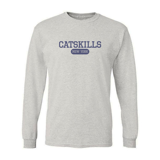 Catskills Varsity Letter Faded Print Long Sleeve Tee Shirt