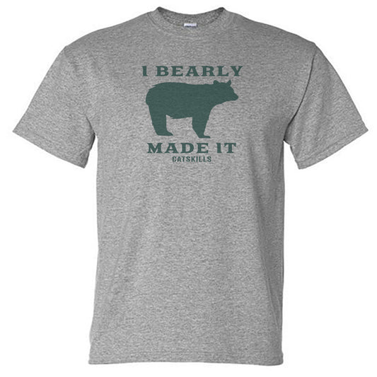 I Bearly Made It Funny Catskills Unisex Tee Shirt