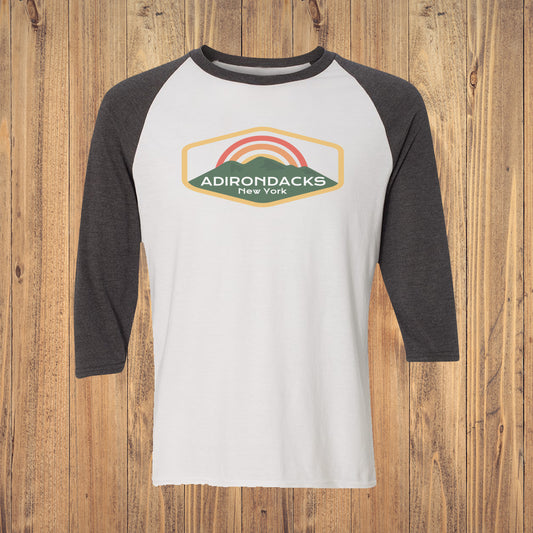 Adirondack Sunshine Logo 3/4 Sleeve Raglan Shirt