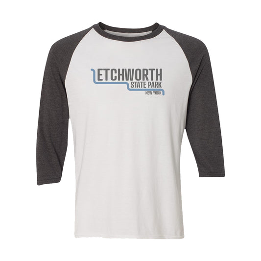 Letchworth State Park New York 3/4 Sleeve Raglan Shirt