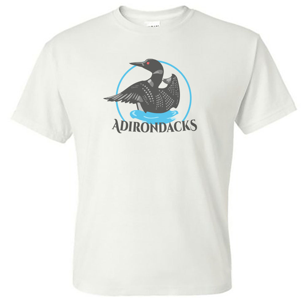 Adirondacks Loon Vintage Design Unisex Tee Shirt